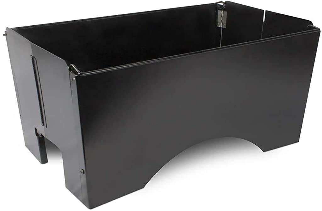 Sterno Chalkboard Chafer Foldaway Chafing Dish Frame - Folding Chafer Frame for Food Warming for Outdoor Catering - Water & Food Pans - Matte Black
