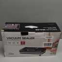 95kpa Vacuum Sealer, Commercial Fully Automatic Food Sealer, Powerful Sealing System, Double Heat Seal, Built-in Cutter and Bag Storage, 1 Roll Bag and 10 Precut Bags