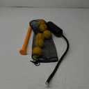 NaxKizo Rope Bat  Baseball & Softball Rope Bat Swing Trainer, Baseball Training Equipment  Includes Swing Trainer with 6 Foam Baseballs & Tote Bag