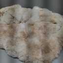 Soft Plush Thick Bubble Blanket, Faux Rabbit Fur Throw Blanket for Couch Bedroom Living Room, Fluffy Throw Blanket (60 * 80 inches, Tie-dye Camel)