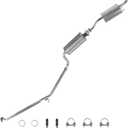 Intermediate Pipe, Resonator & Muffler Exhaust System Kit Compatible for Honda Civic 2012-2015 1.8L, 54882, 54903, 55659