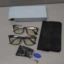 livho High Tech Blue Light Glasses - Advanced 99% Blue Light Blocking Computer Glasses - Anti Eyestrain & UV Glare Protection (*B2 Matte Black+leopard)