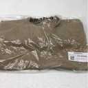 Goodthreads Women's Cotton Shaker Stitch Deep V-Neck Sweater, Size Medium 
