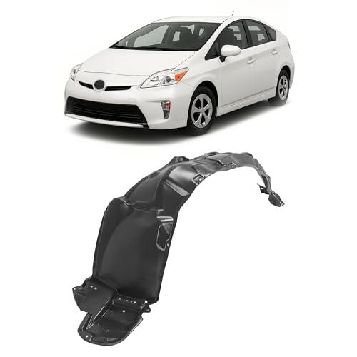 ALMULOO Front Fender Liner Driver Side Compatible with 2010-2015 Toyota Prius Replacement for TO1248158 5387647070 w/o Insulation Foam Wheel Liner Splash Shields Guard Inner Panel