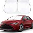 EcoNour Windshield Sunshade Compatible for Toyota Corolla 2020-2024 2025 2026 L, LE, XLE, SE, XSE, Nightshade/Apex Edition (Not for Corolla Cross) Sun Visor for Front Window Cover, Car Accessories