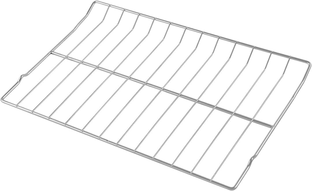 Upgraded DG75-01001D Oven Rack Replacement Parts for Samsung Gas Stove Range Wire Rack 304 Stainless Steel Electric Stove Top Baking Metal Shelf NX58H5600SS NX58J5600SG DG75-01001C Rack-Flat 1 Pcs