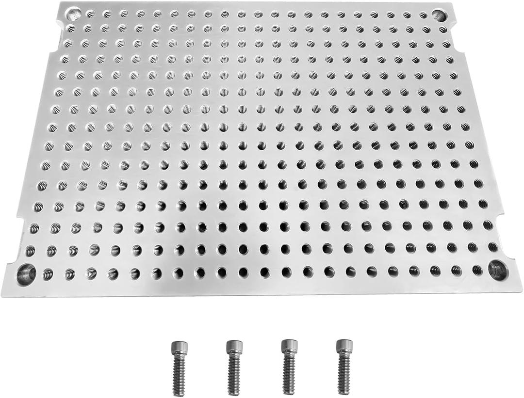 8" x 12" x 1/2" MIC7 Aluminum Fixture/Sacrificial Plate, Mini Pallet