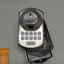 TEEHO TE012W WiFi Smart Lock, Fingerprint Door Lock with Built-in Wi-Fi, Keyless Entry Keypad Smart Deadbolt, App Remote Control, Alexa Compatible, IP55 Waterproof for Front Door  Satin Nickel