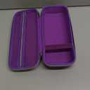 Steamer Case Compatible with Jack & Rose/for FEPPO/for Nesugar/for Kssvzz Portable Steamers, Handheld Iron Carrying Storage Bag Organizer with Mesh Pocket for Accessories-Purple