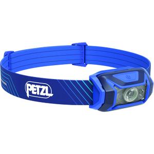 PETZL Tikka CORE Headlamp - Rechargeable, Compact 450 Lumen Light with Red Lighting, for Hiking, Climbing, and Camping - Blue (One Size)