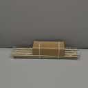 Oneach Heavy Duty Curtain Rods for Windows 48 to 84 Inch, 1 Inch Brass Gold Curtain Rod, Adjustable Length Rod with Metal Finials, Modern Decorative for Bedroom Kitchen Living Room (16 to 88 Inch)