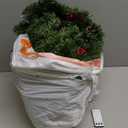 Remote Control&Super Long&8 Modes-18 Ft Prelit Canyon Pine Christmas Garland for Stairs Door Porch Outdoor Indoor Fireplace Mantle,100 Warm White&Colors Switch Lights,Timer,460 Branches Pinecone Berry