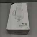 40 oz Leak-Proof Stainless Steel Insulated Tumbler with Smiley Face - Dual Drinking Lid & Portable Handle for Hot or Cold Drinks