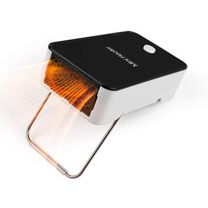 Portable Space Heater YOUCIDI Mini Desk Heater Electric Fan Air Warmer for Room/Office/Desktop Black