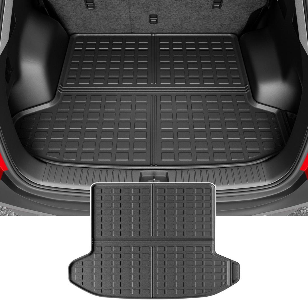 powoq Fuel&Hybrid Trunk Mat Compatible with 2023-2026 Kia Sportage Cargo Mat All Weather Trunk Liner (Not Fit PHEV) Replacement for 2023 2024 2025 2026 Kia Sportage Accessories (Trunk Mat)