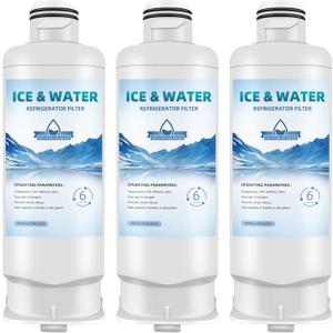 DA97-17376B HAF-QIN/EXP Replacement for Samsung Bespoke Water Filter, HAF-QIN, rs27t5200sr, rf27t5201sr, rf32cg5100sr, rf29bb8600ql, rf25c5551sr, rf29bb8600qlaa, rf23bb8600qlaa, rf28t5001sr, 3-Pack