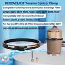 DEX2421JKIT Tension Control Clamp Compatible with Hayward Swim-Clear and Hayward Pro-Grid FiltersDEX2421JKIT Cartridge Filter Clamp with Tank Seal