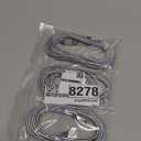 iPhone Charger 3 Pack 10 ft Apple MFi Certified Lightning Nylon Braided Cable Fast Charging Cord Compatible with iPhone 13 12 11 Pro Max XR XS X 8 7 6 Plus SE iPad and More (Gray White)