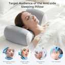 Facelift Surgery Recovery Pillow - Memory Foam Head Sabilizer Pillow - Support Back Sleeping Training Pillow for Facial Surgery, Hair Transplant, Rhinoplasty., Large