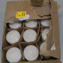 12 Pack Ivory 2x3 Inch Pillar Candles, 22 Hours Unscented Column Candles, Dripless Smokeless Unscented Candles for Home Weddings Restaurant Spa Church and Emergency