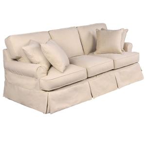 Sunset Trading Horizon Sofa Slipcover, Configurable, Tan, 85"D x 39"W x 36"H