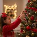 Bernedoodle Christmas Ornament | Bernedoodle Hugging Candy Cane Ornament 2D Flat Acrylic Ornament | Christmas Tree Decoration, Gifts for Dog Lovers 2025