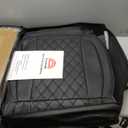 Coverado Toyota Tundra Seat Covers, Leather Car Seat Covers Full Set Automotive Seat Covers Protector Compatible with 2007-2021 Toyota Tundra Crew/Crewmax/Extended/Double Cab(Black)