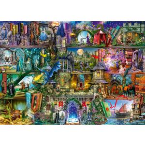 Ravensburger - Myths & Legends - 1000 Piece Jigsaw Puzzle - Stunning, Vivid Colors - Exciting Mythical Scene - Bold Heroes - Scary Villains - Puzzles for Adults