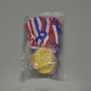 Abaokai 12 Pieces Gold Award Baseball Medals for Kids Sports Games, Party Favors, 2 Inches