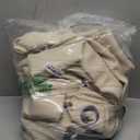 TOWN & COUNTRY BASICS Cabana Solid Heavyweight Indoor Outdoor Curtains, Light Filtering Opacity with Grommet Top, Water Repellent, 2-Pack Set, 54"x84", Natural