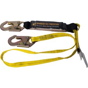 Guardian Fall Protection 01220 6-Foot Single Leg Shock Absorbing Lanyard