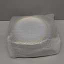 Hioasis 60pcs Clear Plastic Plates - Gold Rimmed Disposable, Hammered, Heavy-duty Dinnerware Set Suitable for 30 Guests, 10.25" Dinner & 7.5" Dessert Plates for Party & Wedding