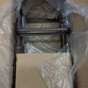 VANRA Metal Steel Cutting Board Holder Knife Block Kitchen Organizer Pantry Bakeware Rack Pan Pot Cover Lid Rack Stand (Bronze) (4.7"L X 5.5"W X 8.5"H - Without Draining Tray)