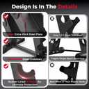 Dumbbell Rack Stand Only, Weight Rack for Dumbbells Compact A-Frame Home Gym Space Saver, 480 LBS Weight Capacity