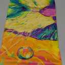 Xolytar Trippy Cat Tapestry Mind Expanse - Psychedelic Hippie Wall Art, Neon Colorful Funny Animal Decor for Stoner Room, College Dorm, Party Background (50x60)