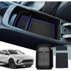 SXCY Fit for 2024 2025 2026 Buick Envista Center Console Organizer for 2024-2026 Buick Envista Accessories Console Tray Armrest Storage Box for 2024 2025 2026 Buick Envista Console Organizer (blue)