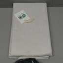 INOVADAY 100% Blackout Curtains for Bedroom, Black Out Curtains 84 Inch Long, Clip Rings Linen Blackout Drapes, Thermal Insulated Room Darkening for Living Room, 2 Panels - Beige,W50xL84