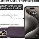 GUERNICA for iPhone 16 Pro Max Wallet Case with RFID Blocking Card Holder for Women Men, Kickstand Shockproof Phone Case for iPhone 16 Pro Max(6.9"),Dark Purple