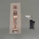 Wearlizer Compatible with Apple Watch Bands 42/44/45/46/49mm Mens Womens Wristband for iWatch SE Strap Stainless Steel Pink Resin Stylish for iWatch Series 11 10 9 8 7 6 5 4 3 SE/Ultra 3 2 1