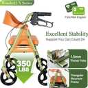 HOMENURSE WonderLUX Series Walkers for Seniors with Seat Lightweight