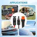 10AWG 10FT Solar to XT60i Extension Cable 3 6 10 35 50 75 100FT Heavy Duty Adapter Cable Connector XT60i Wire for Portable Power Station, Solar Panel, RV, Battery, Renewable energy Applications