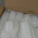 White Pillar Candles Bulk Set of 36，Hurricane Candles，3 Different Lengths 2 x 3/6/8 Inch (12 Each)，Dripless Unscented Smokeless，Gives You a Better Atmosphere When Organizing an Event Party.