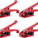 Poly Strapping Tensioner & Cutter Manual Banding Tools Windlass for 1/2" -3/4" Width Polyester Polyproplyn StrapRed-4Pack