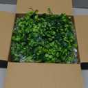 Mini Green Boxwood Candle Rings Wreaths Spring Summer Kitchen Cabinet Swags Wreath 3 Inch Wedding Rings Wreaths Pillar Candle Holder for Wedding Home Door Tabletop Decor (6, Green Boxwood)