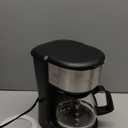 Gourmia Coffee Maker – 5 Cup, OneTouch Brew, Pause & Serve, Automatic Keep Warm, Stainless Steel Accents, Black