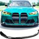 Front Bumper Lip Splitter Spoiler Fit for BMW M3 G80 M4 G82 G83 2021 2022 2023 2024 2025 Painted Gloss Black Accessories Air Chin Body Kit