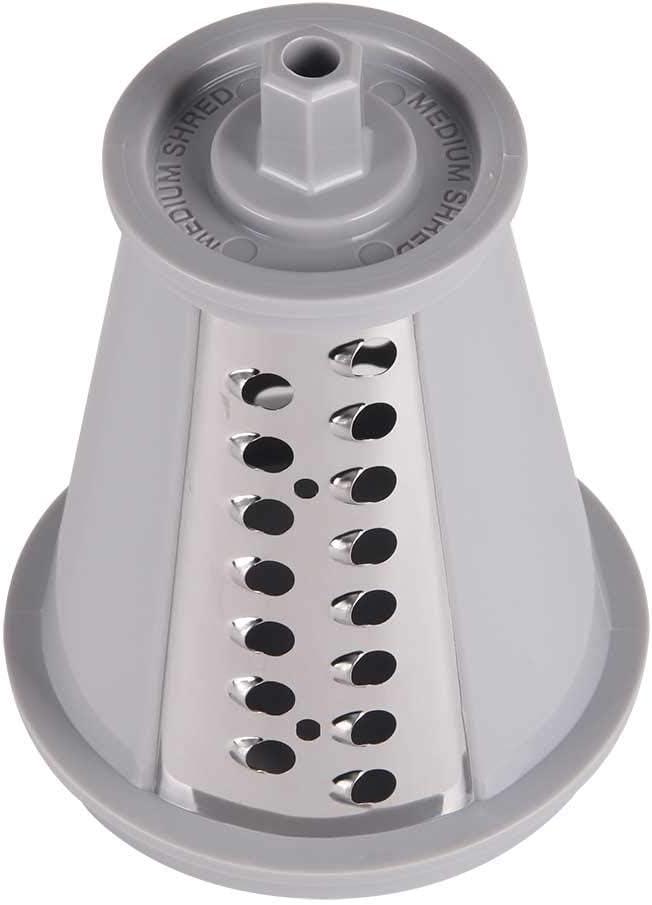 Hexagon Plug Shred Cone for Presto Professional Salad Shooter Models 02970 02960, Cheese Grater Replacement Parts for Shredding Cheese, Vegetables and Fruits
