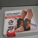 2PCS Cordless Foot Massager for Neuropathy, Foot and Ankle Massager for Pain Relief, 3000mAh Rechargeable Ankle Heating Pad with Massage for Circulation, Gray