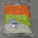 Women's Neon Scrunch Crew Socks 80s 90s Retro 3-Pack Cotton Stacked Boot Calf Cozy Ribbed Slouchy Socks Size 5-10 (1-white/Neon Green/Neon Orange)