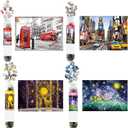 8 Pack Small Jigsaw Puzzles for Adults Challenging Puzzle Mini Jigsaw Puzzles for Adults 150 Pieces Puzzles 6 x 4 Inches